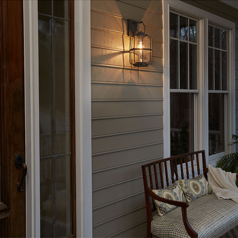 single front door light