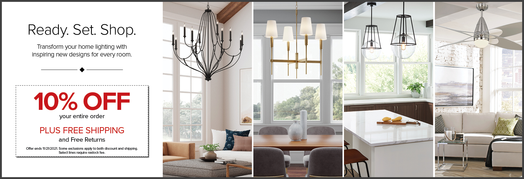 Current Promotion 2 Ready. Set. Shop.